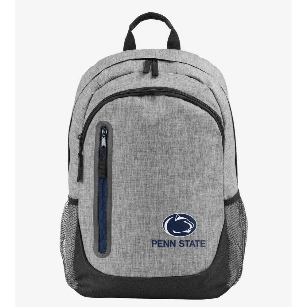 Penn State Nittany Lions Backpack Gray NCAA College Football School Bag